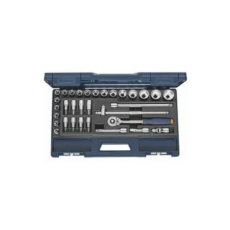 Garant 32 Pc 1/2 inch Drive Socket Set, 12 pt, 8 mm to 34 mm 638012 6
